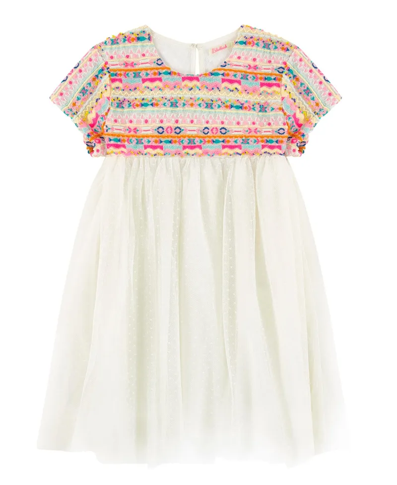 Vestido Niña BILLIEBLUSH Bordado Colores