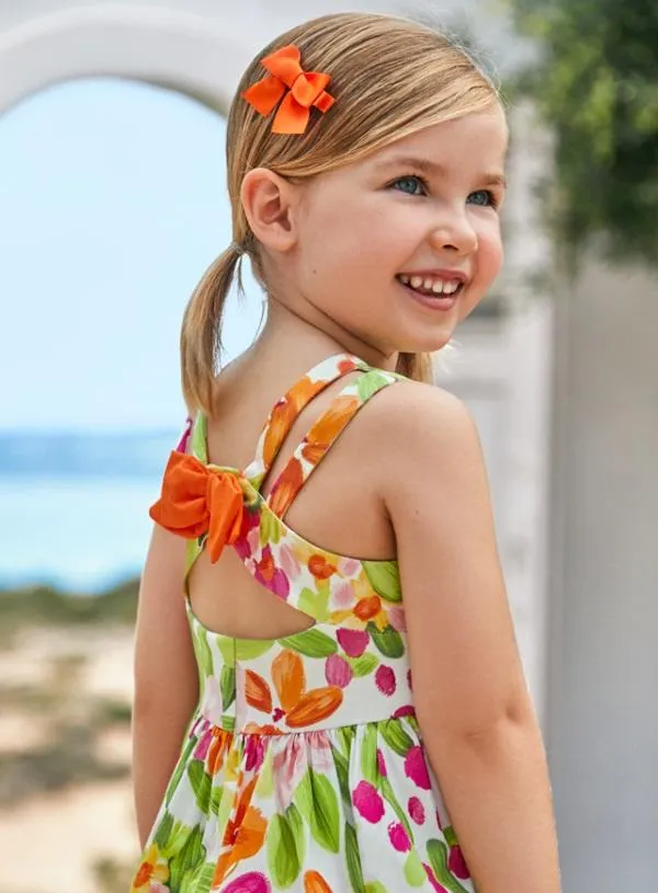 Vestido niña estampado Mayoral