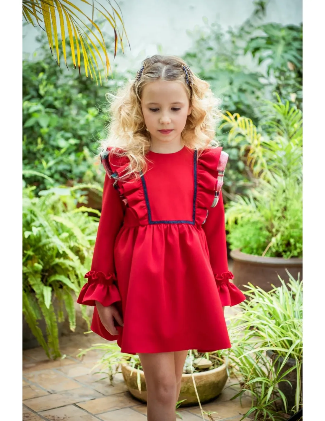 Vestido niña Noel de Yoedu invierno