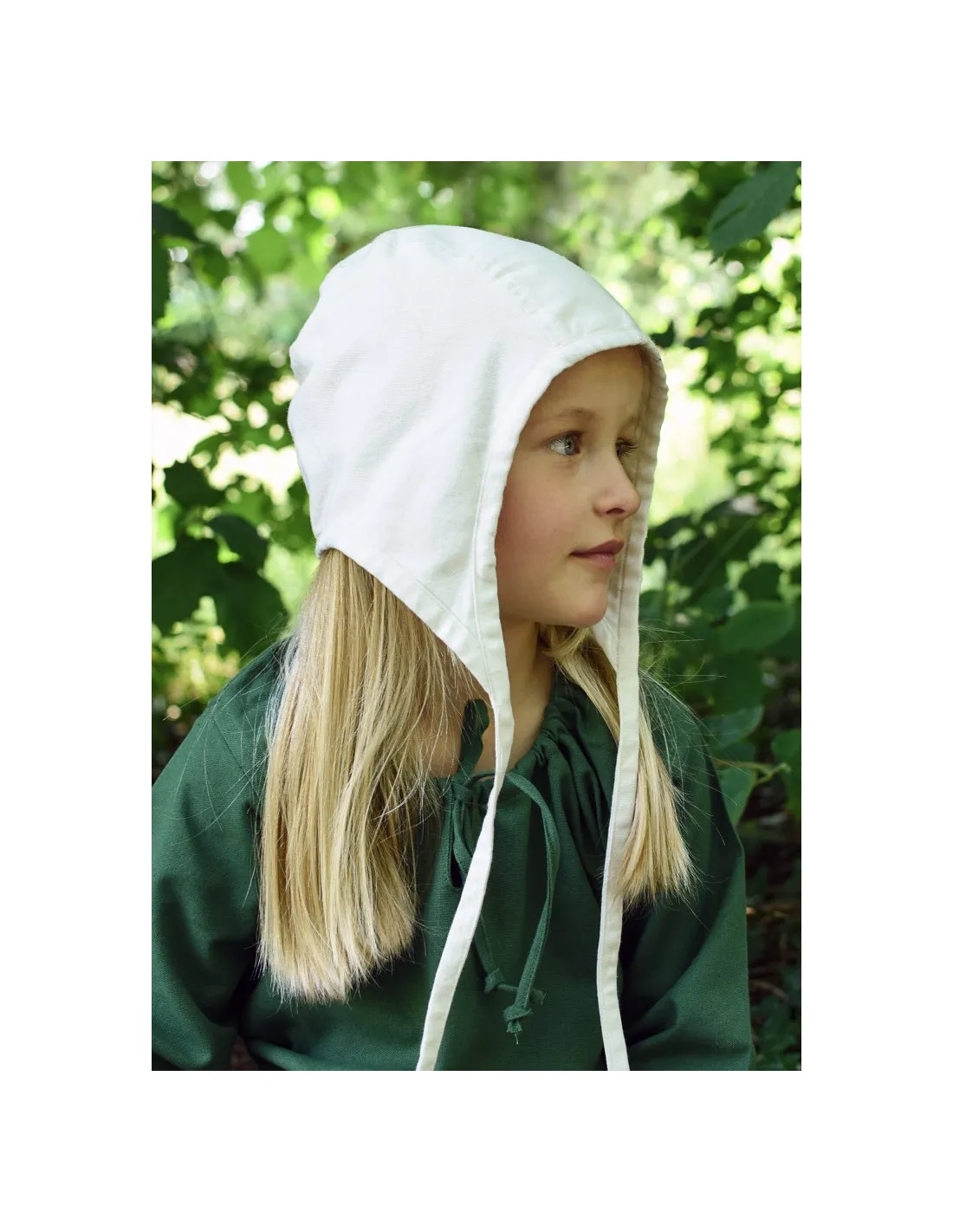 Vestido vikingo verde Ana, niña