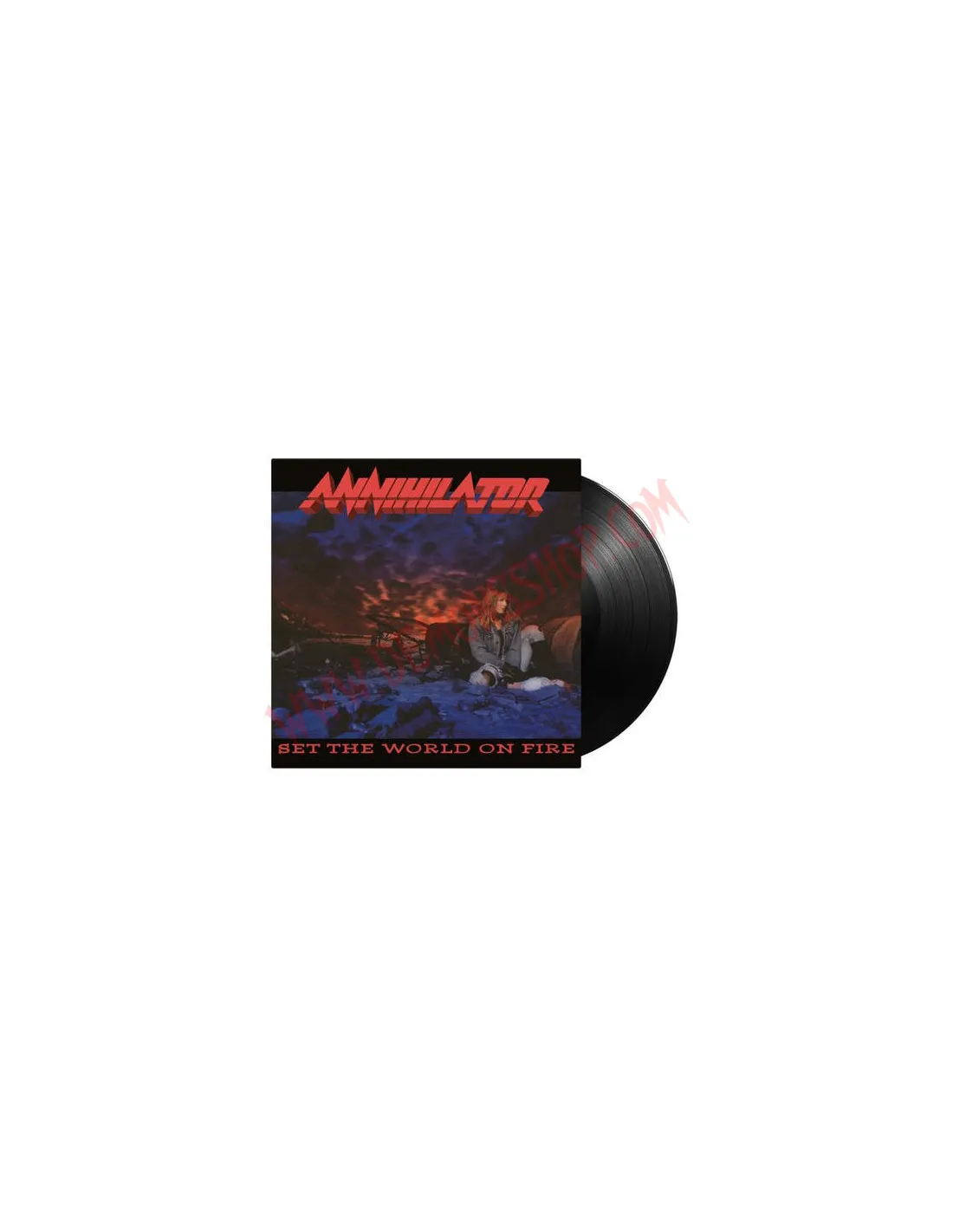 VINILO LP ANNIHILATOR  SET THE WORLD ON FIRE