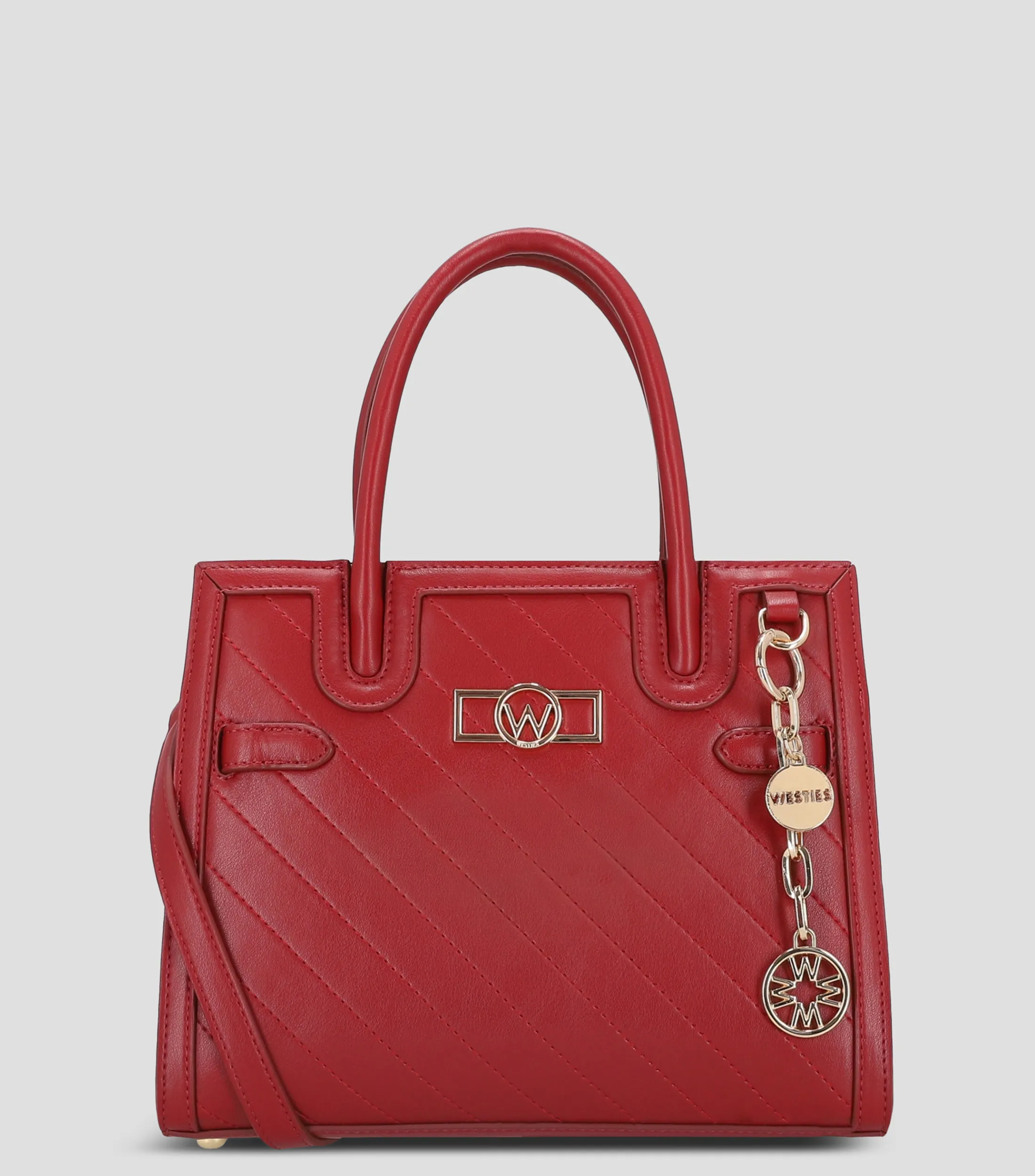 Westies Bolso Satchel con Logo Mujer