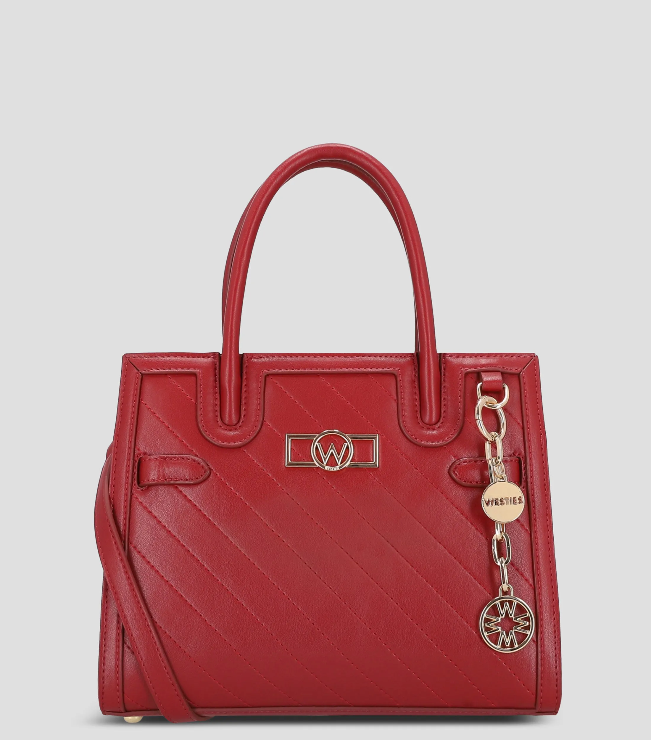 Westies Bolso Satchel con Logo Mujer