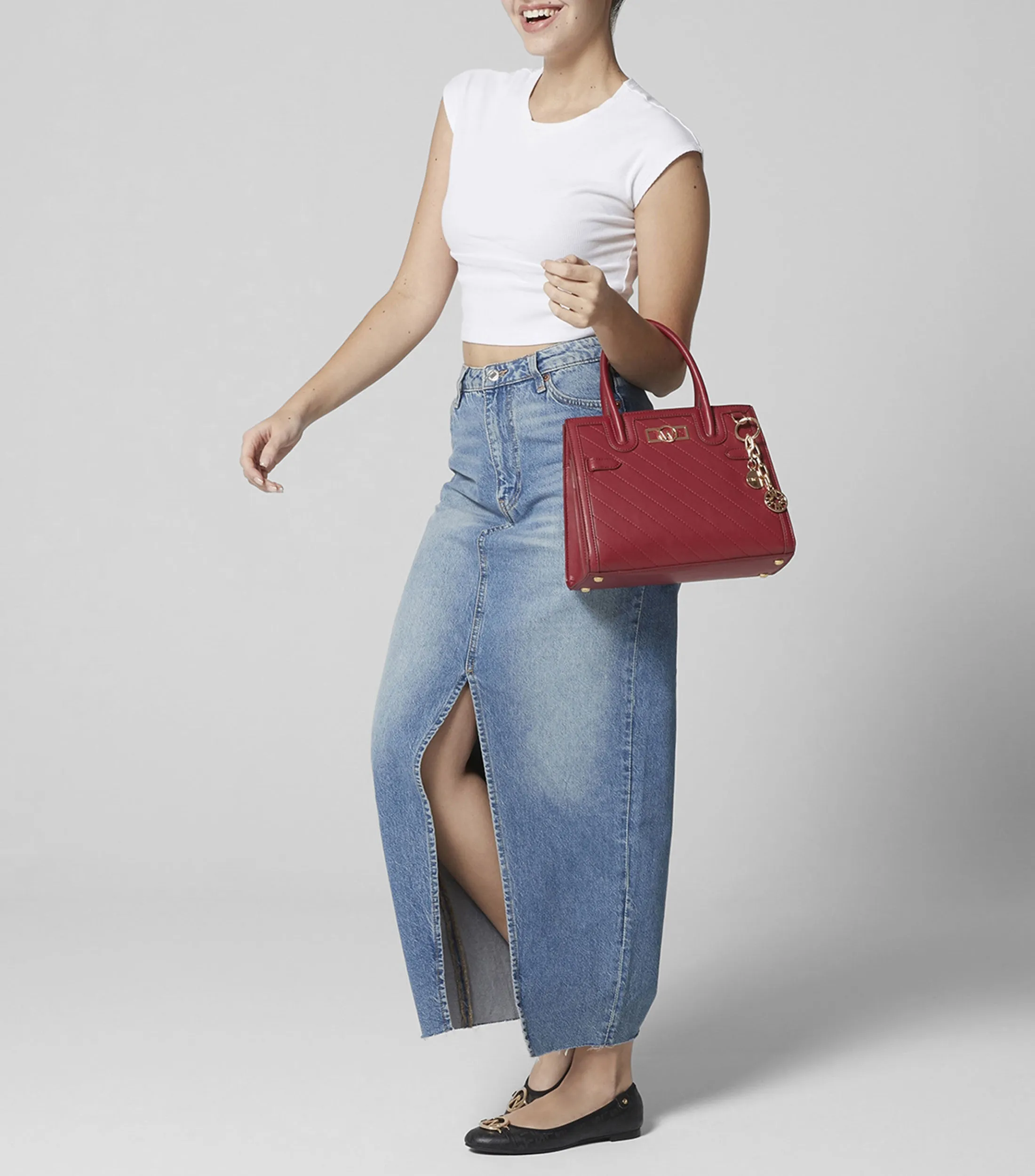 Westies Bolso Satchel con Logo Mujer