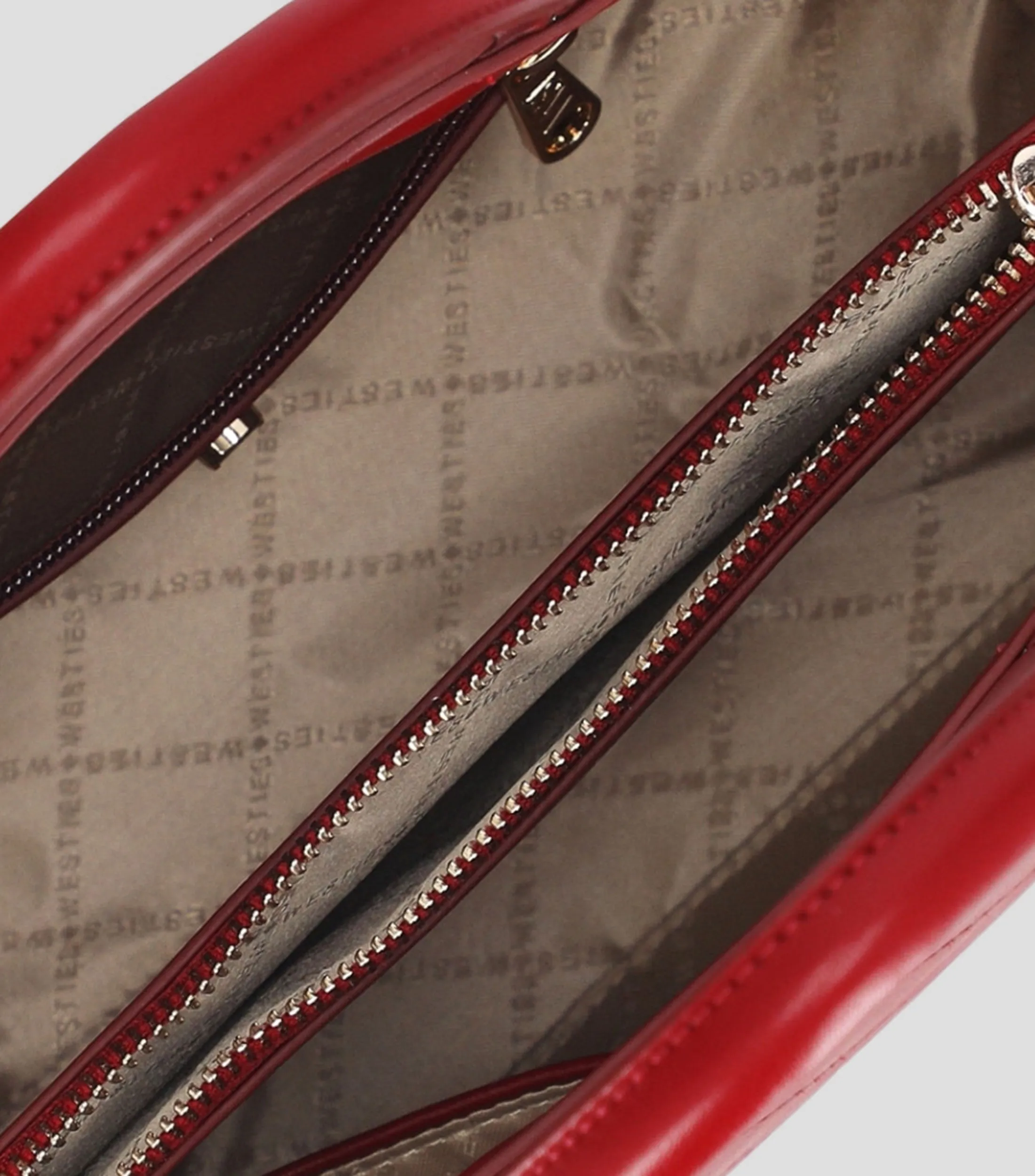 Westies Bolso Satchel con Logo Mujer