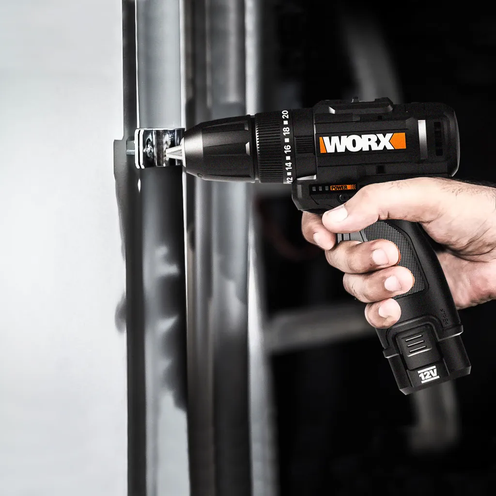 WORX WX121  TALADRO ATORNILLADOR PERCUTOR BRUSHLESS 12V (2BAT 2AH)
