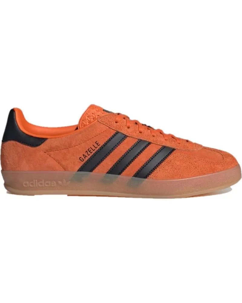 ZAPATILLAS DEPORTE ADIDAS  DE HOMBRE GAZELLE INDOOR JI3905  CORE BLACK  GUM  41 13  ORANGE