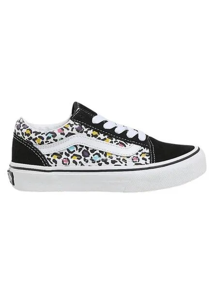 Zapatillas Vans Old Skool Animal Negro Niño Niña