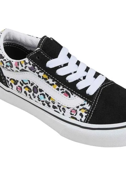 Zapatillas Vans Old Skool Animal Negro Niño Niña