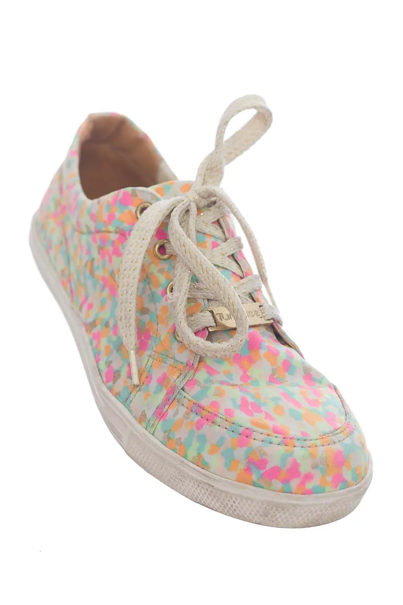 ZAPATOS COLOR ESTAMPADO  TURQUISE