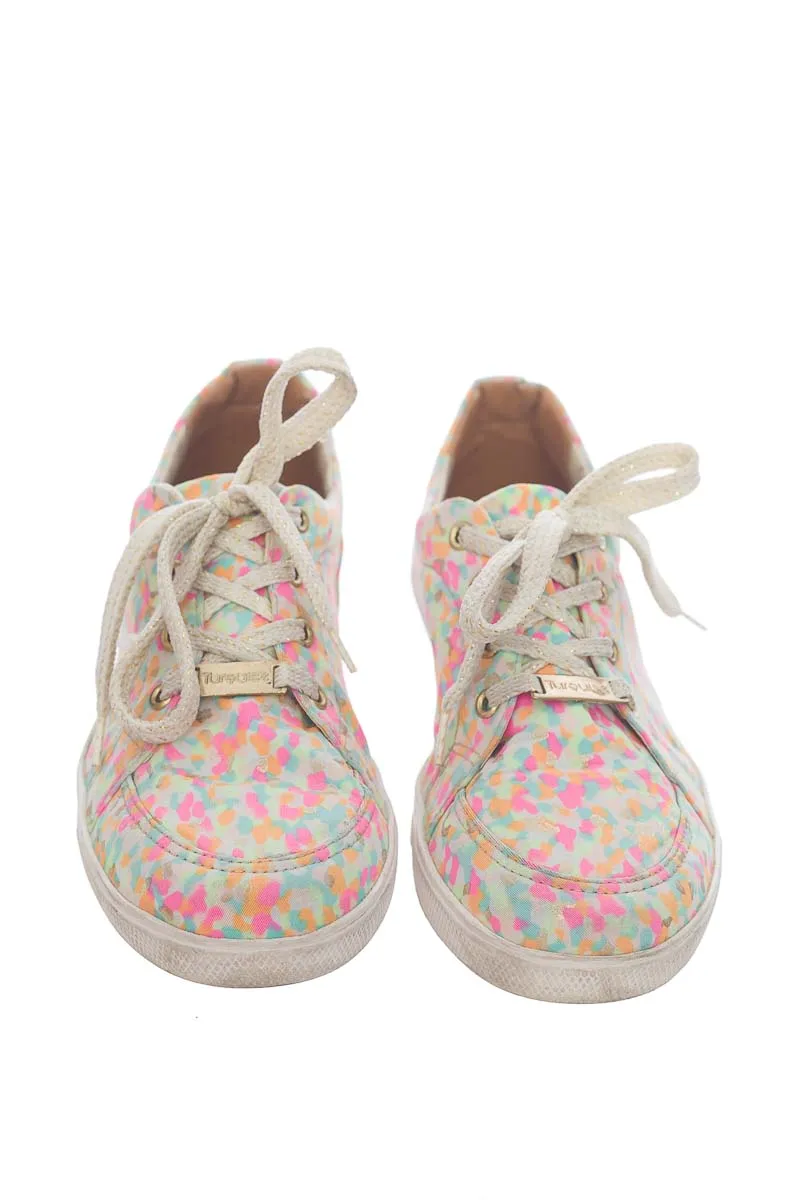 ZAPATOS COLOR ESTAMPADO  TURQUISE
