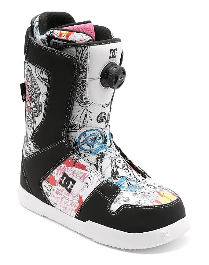 ZAPATOS DC ANDY WARHOL PHASE BOA  TBP/WHITE/BLACK PRINT  MEN´S