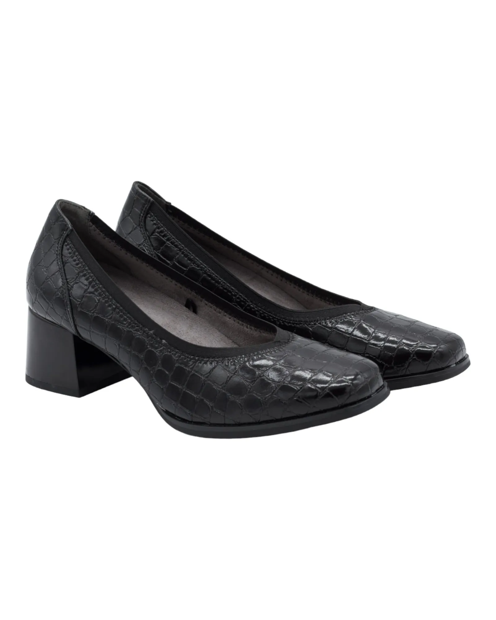 ZAPATOS DE MUJER AMARPIES AMD25381 EN NEGRO