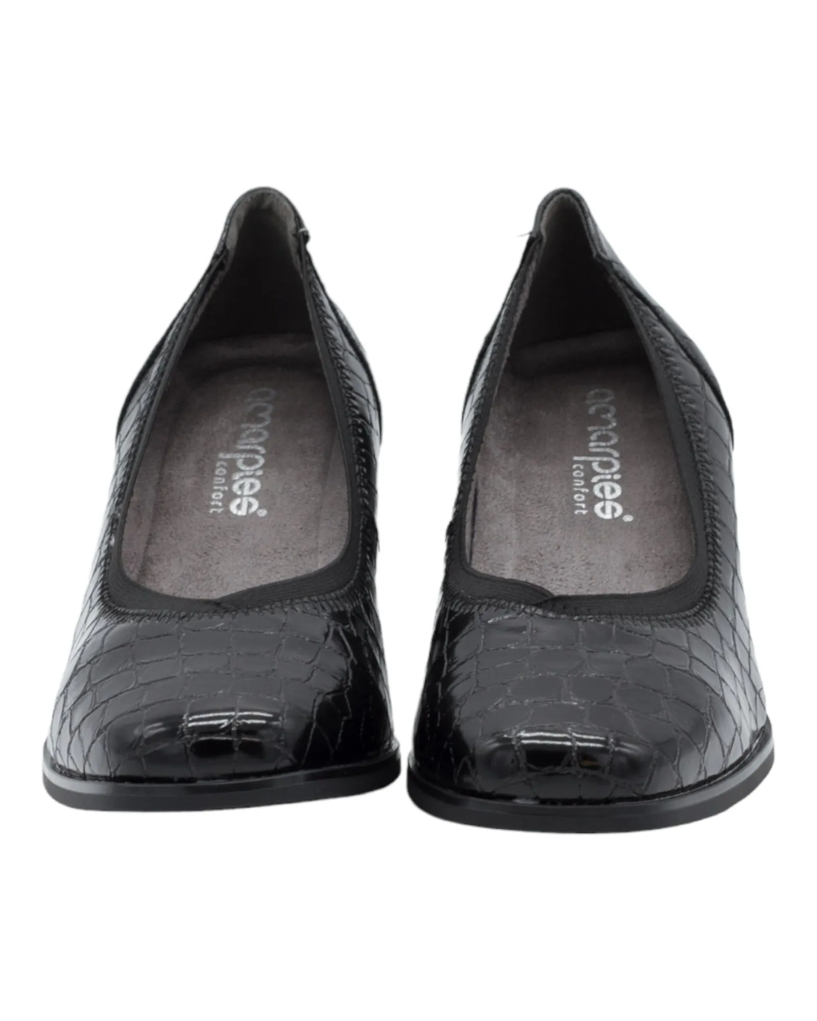 ZAPATOS DE MUJER AMARPIES AMD25381 EN NEGRO