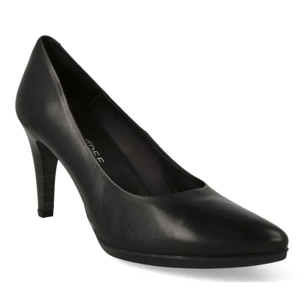 ZAPATOS TACON COMODOS ALTO NEGRO MOD. GABY