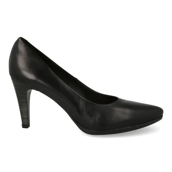 ZAPATOS TACON COMODOS ALTO NEGRO MOD. GABY