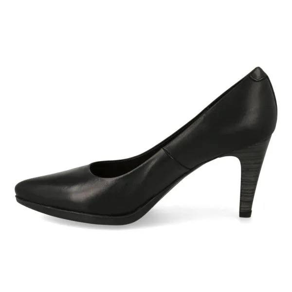 ZAPATOS TACON COMODOS ALTO NEGRO MOD. GABY